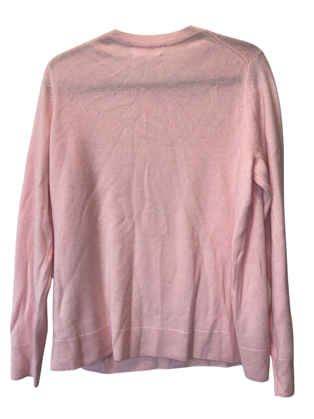 Nordstrom Light Pink 100% Cashmere Crewneck Long Sleeve Sweater Size XXL - Picture 5 of 12